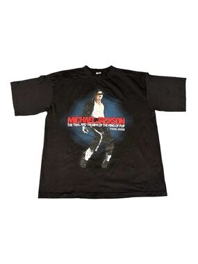 VTG Michael Jackson King Of Pop Memorial Rap T Shirt Y2K Pop Icon movie 4XL